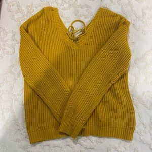 Yellow sweater